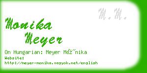 monika meyer business card